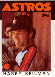 1986 Topps Baseball Cards      352     Harry Spilman